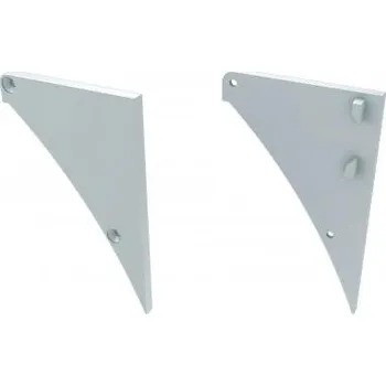 LED lišta LEDLabs Koncovka ALU pro LED profil LUMINES LOGI bílá levá