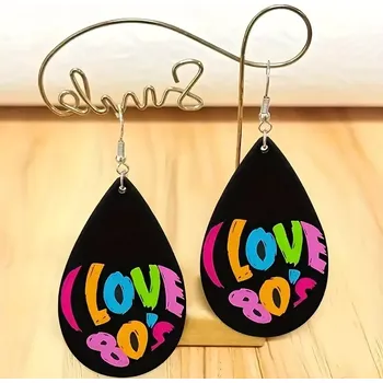 Karnevalový doplněk dovoz Náušnice 80. léta