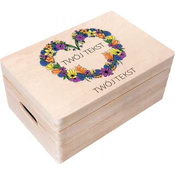 Obraz S gravírováním dárková Krabička s rytím pro maminku, babičku, narozeniny svatba , 30x20