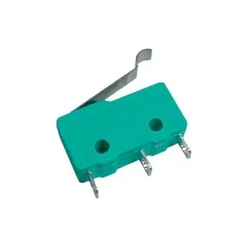 vypínač Mikrospínač ON-(ON) 5A s páčkou+z. L=17