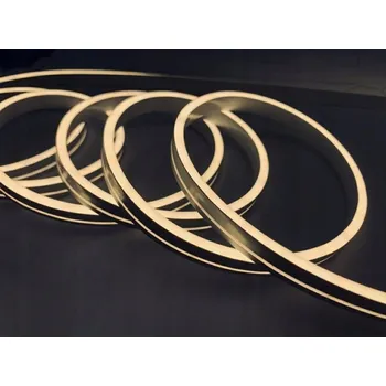 LED osvětlení NEON LED 12V SILIKONOVÝ 4x10 R2,5 NEUTRÁLNÍ BÍLÁ IP67