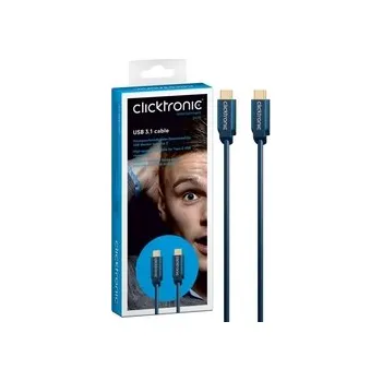 Datový kabel CICKTRONIC USB-C - USB-C 3.2 Gen1 kabel 2m