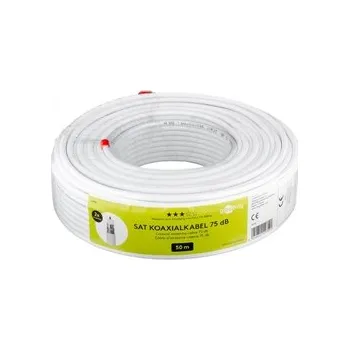Anténní kabel Goobay RG6 koaxiální kabel 2xEKR 75dB CCS 50m