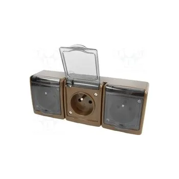 Elektrická zásuvka PD.3214GGG/1