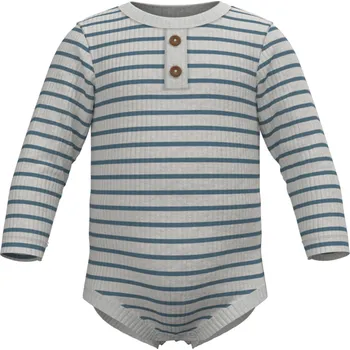 Kojenecké oblečení lupilu® Chlapecké body s dlouhými rukávy (pruhy, 50/56)