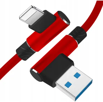 Datový kabel Kabel Interlook USB - Apple Lightning 2 m červený
