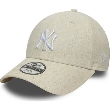 Módní doplněk Kšiltovka New Era 940K MLB LINEN 9FORTY NEYYAN Stone / White velikost YTH
