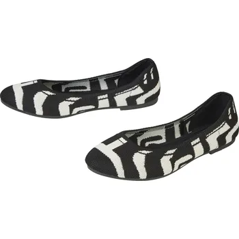 Dámské baleríny esmara® Dámské baleríny (černá/bílá, 38)