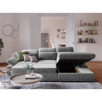 Sedací souprava Rohová sedací souprava RENA Pravý roh - s rozkládáním a úložným prostorem