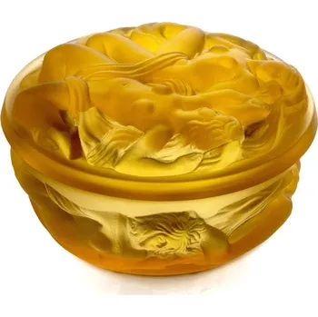 Dóza na potraviny Bohemia Crystal Dóza s víčkem Ženy - Topaz