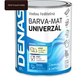 Barva 0,7kg univerzál dřevo/kov/beton Denas 0240 hnědá tmavá MAT