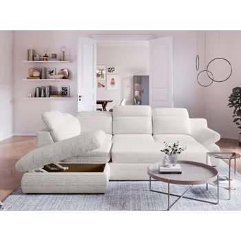 Sedací souprava Rohová sedací souprava RENA 2 Levý - s rozkládáním a úložným prostorem