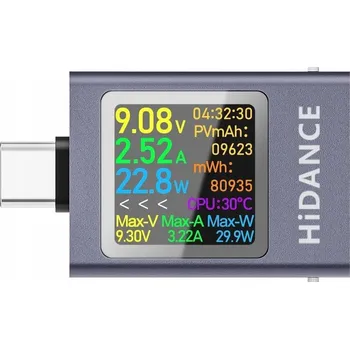 IP kamera Ampermetr HiDANCE digitální HDC-085C s barevným displejem