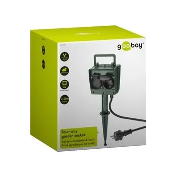 Elektrická zásuvka Násuvné zásuvky Goobay AC 230V