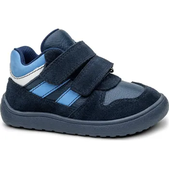 Dívčí obuv Barefoot kožené tenisky VESTON BLUE, Protetika Velikost: 32