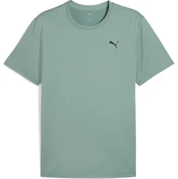 Pánské tričko Pánské triko Puma ESS Solid Cat Tee Green XL