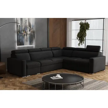 Sedací souprava Falco Sedací souprava Petrit V pravá Kronos černá