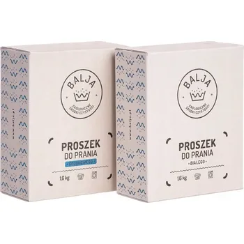 Prací gel Balja - Sada pracích prášků - 40 + 40 praní, na barevné + bílé prádlo