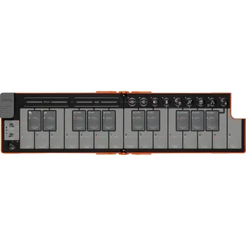 Master keyboard Korg nanoKEY Fold MIDI keyboard Lava Orange