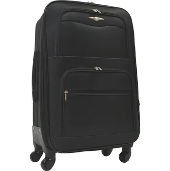 Cestovní kufr na 4 kolečkách - XL989 hnědá