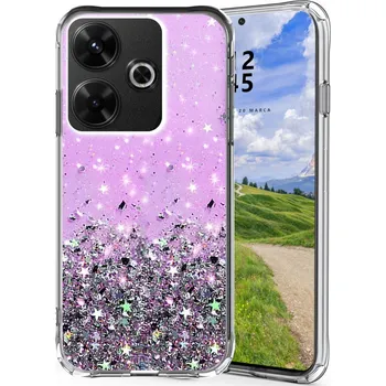 Pouzdro na mobilní telefon Zadní Kryt RCBR pro Xiaomi Redmi 13 4G BROKAT CASE fialový