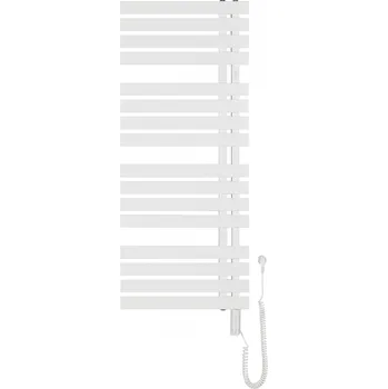 Radiátor INSTAL PROJEKT Koupelnový elektrický radiátor - POP STAR ELECTRO, Barva radiátoru - Bílá, Rozměr radiátoru - 500 × 1295 mm, výkon 600 W (RADPOPEL501235)