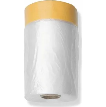Zakrývací fólie na malování Fólie zakrývací CQ s lepicí páskou Goldband – 140 cm×25 m