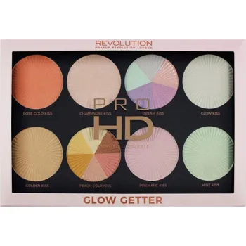Make-up Lisovaná paletka rozjasňovačů Makeup Revolution Glow Getter