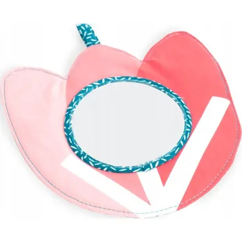 Hračka pro nejmenší MINILAND SENZORICKÉ ZRCÁTKO PRO MIMINKA - TULIPÁN