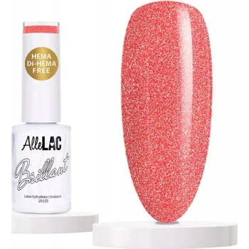 Lak na nehty AlleLac Hybridní lak 5 ml - Brillant Collection Č. 137 Exotic Orange