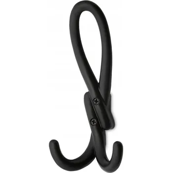 Věšák Šatní ramínko kovový Furniled černý