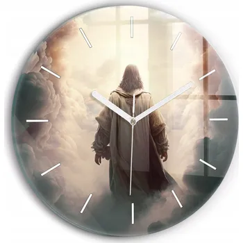 Hodiny Nástěnné hodiny SacroArte béžové 30 cm