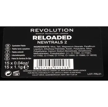 Oční stíny Paletka očních stínů Makeup Revolution Lisované, různé typy finishe