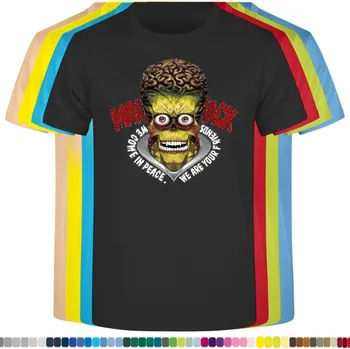 Dívčí tričko detske-levne-bavlnene-tricko-potisk-mars-utoci Barva: Black -černá, velikost: 128