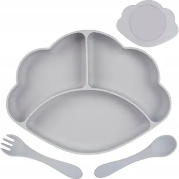 Talíř Silikonový talíř na oběd, miska pro miminka