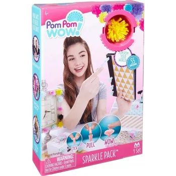 kreativní sada Hračka plastová POM POM WOW Sada třpytivé bambule Tm Toys POM48527