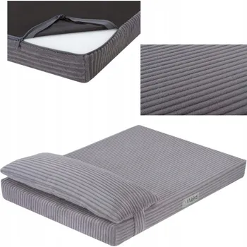 Pelíšek pro psa Welsti matrace pro psa šedá 130 cm x 90 cm