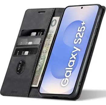 Pouzdro na mobilní telefon Flipový Pouzdro Koanni pro Samsung Galaxy S25+ černý