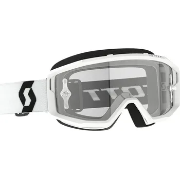 Helma na motorku Motokrosové brýle SCOTT Primal clear white clear works
