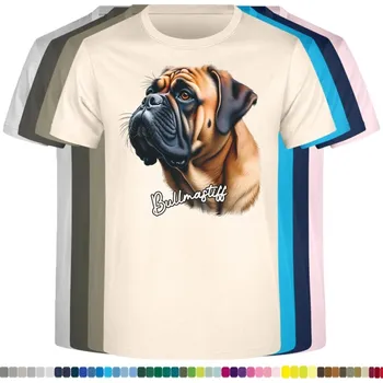 detske-levne-bavlnene-tricko-potisk-bullmastif Barva: Natural - přírodní, Dětská bavlněná trička JHK: L