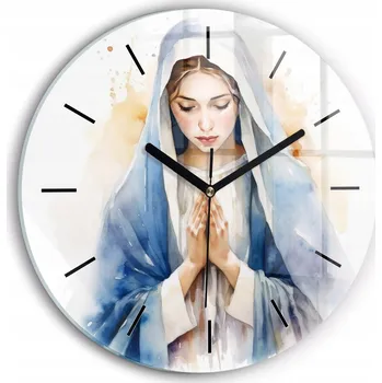 Hodiny Nástěnné hodiny SacroArte bílé 30 cm
