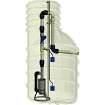 Set bez šachty Pumpa Classic set INOX Morava HD 5-16-T 1,1 kW kabel 10 m 400 V