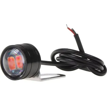 Pracovní světlo LED světlo poziční 21mm, 12V, červená (není vodotěsné)
