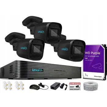 Bezpečnostní kamera Sada pro monitorování domu IP PoE 4Mp IR30m s aplikací