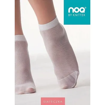 Dámské ponožky Jemné síťované silonkové ponožky Knittex DR 0015 Uliana 20 den Velikost: ONE SIZE, Barva: Bílá