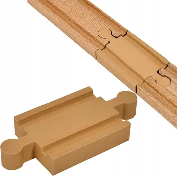 Vláček a vláčkodráha TOR - MUŽSKÝ PŘIPOJOVACÍ DÍL 5 CM PRO DŘEVĚNÉ VLÁČKODRÁHY