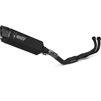 Výfuk pro motocykl Kompletní výfuk MIVV Yamaha T-MAX (22-24) SR-1 titan, černo černý