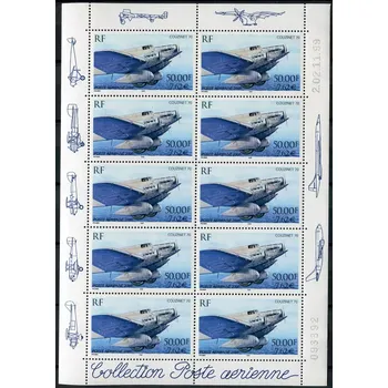 Poštovní známka Post France (2000) MiNr. 3441 C ** PL - Francie - Letadla IV. - Couzinet 70 Arc-en-Ciel (1932)