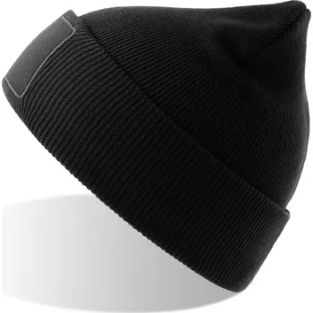 Pracovní přilba Atlantis Headwear Čepice patch Wind-S Patch, pletená COT33029300299-black Černá UNI