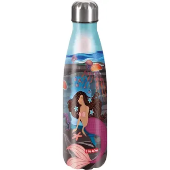 Láhev Xanadoo Izolovaná láhev na pití z nerezové oceli 0,5 l, Mermaid Delia